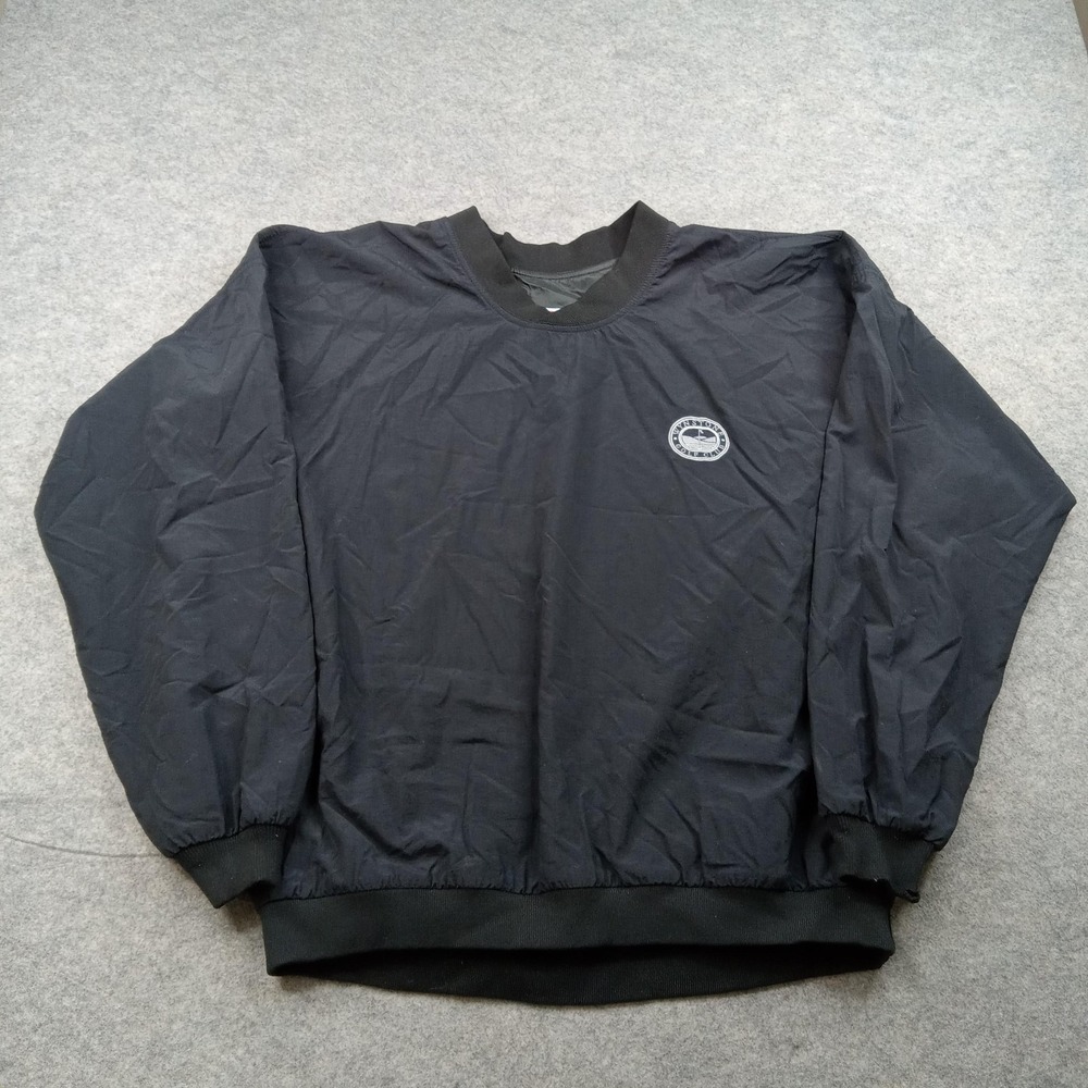 Sun Mountain Headwind Jacket‎ Mens Large Black Pullover Golf Windbreaker Nylon